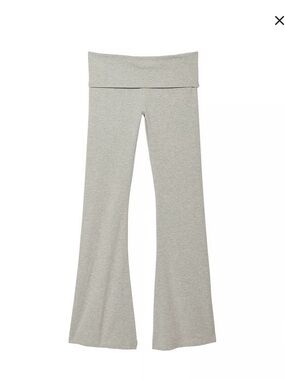 Fold-Over Waist Flare Yoga Pants — VS PINK